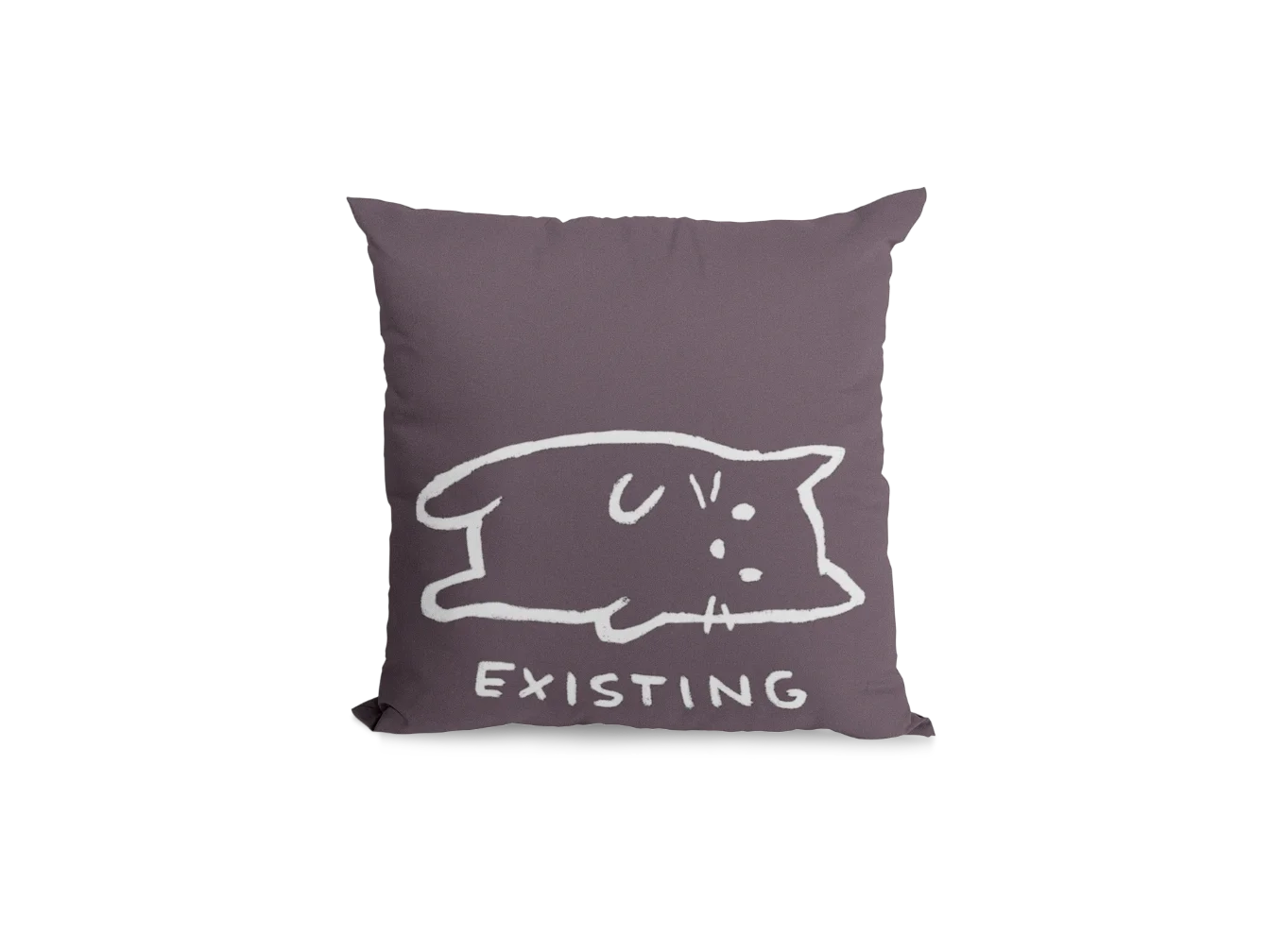 Void Cat Pillowcase for black cat lovers existing