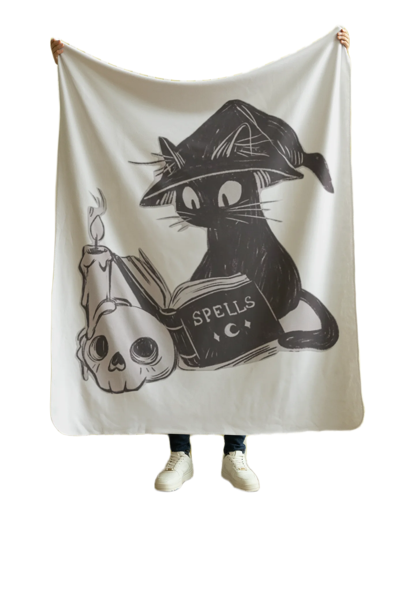 void cat lover spells blanket