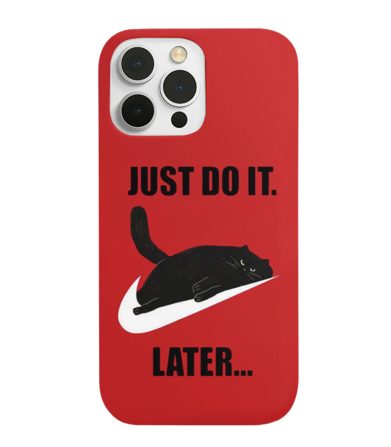 silicone tpu void cat lover phone case